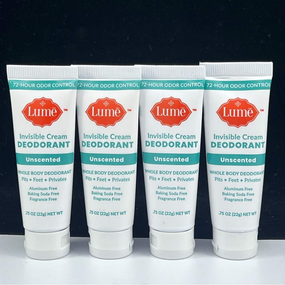 4X Cream Deodorant Tube .75oz Travel Size Tubes RARE ORIGINAL FORMULA Choose